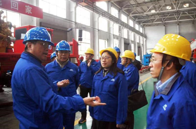 中国石油技术开发有限公司副总经理吕菁一行莅临二机集团考察交流